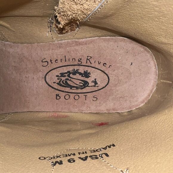 Sterling River Leather Ankle Boots, Size 9, Never Worn - Picture 5 of 6